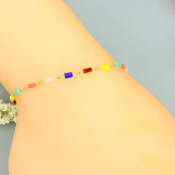 "Handmade Anklet – A Stylish Choice for Women, Thoughtful Gift Idea, EVCH1352 - Picture 3 of 10